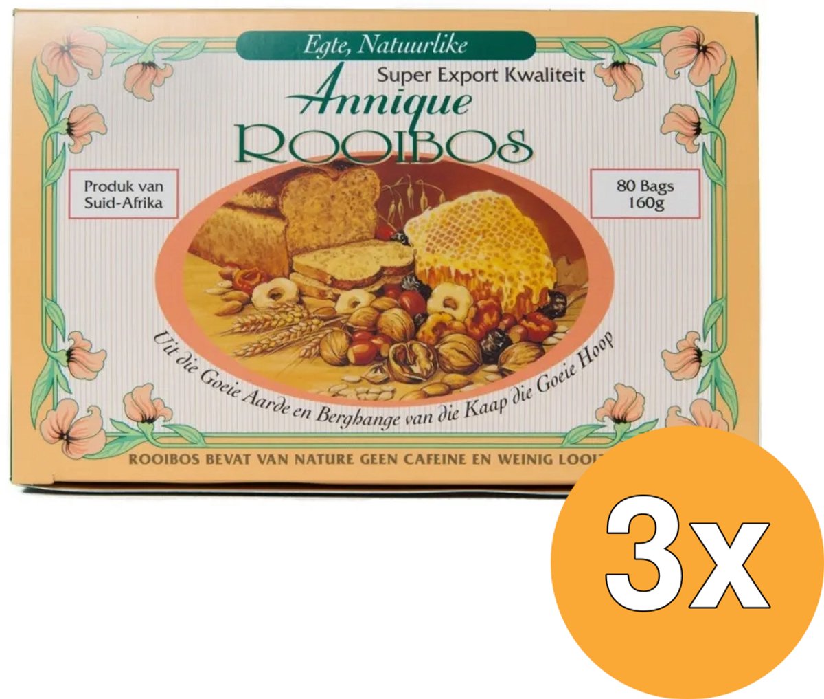 3x Annique Rooibosthee (80 stuks)