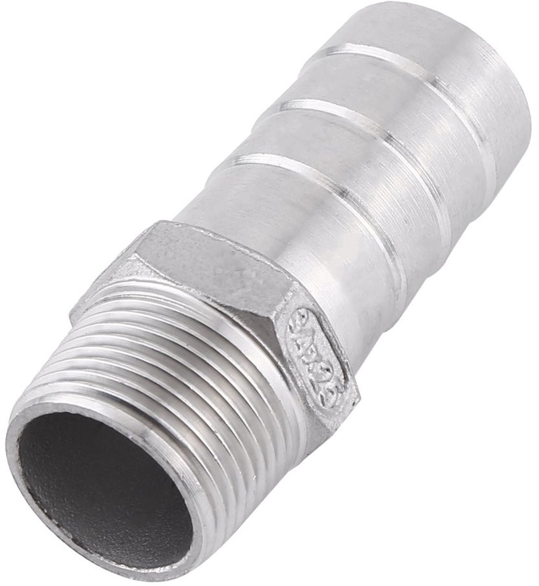 Dailygoods- Slangkoppeling Roestvrij Staal - Mannelijke BSPT Draad - Tuinslang Aansluiting - Diverse Maten - Lange Levensduur - Voor Water/Gas/Vloeistoffen - Slangconnector