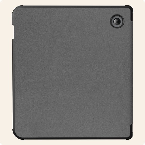 Hoesje Geschikt voor Kobo Libra 2 Hoes Book Case - Hoes Geschikt voor Kobo Libra 2 Hoesje Book Cover - Grijs van Hoesje  — afbeelding 5