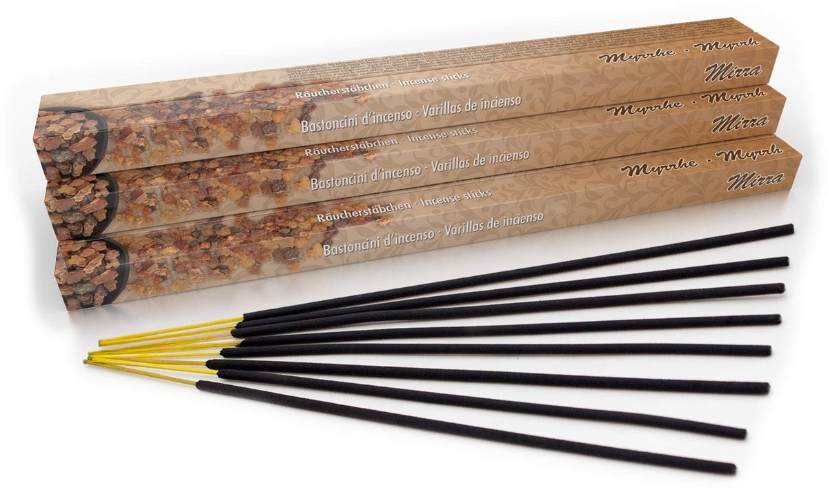 Dailygoods - Premium Wierookstokjes Myrhe - 10 Dozen van 80 Stuks