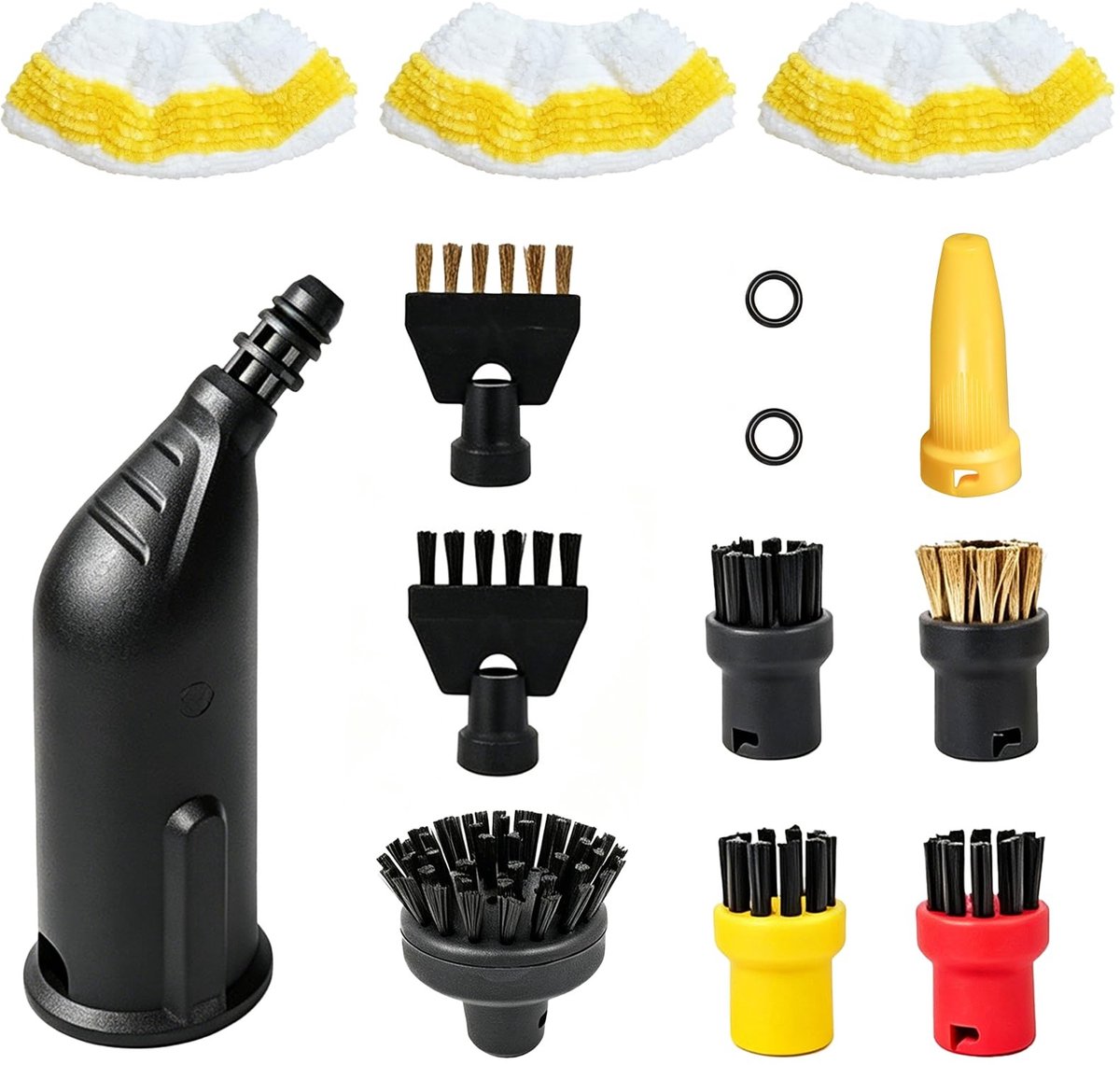 Dailygoods - 14-delige Accessoireset voor Kärcher Stoomreiniger - Voor SC1-SC5