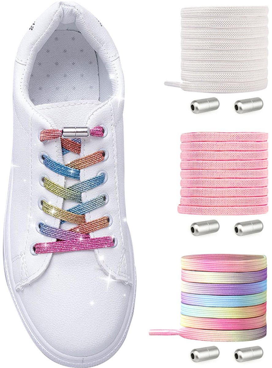 Dailygoods - Elastische Veters zonder Strikken - Snelsluiting Veters voor Sneakers