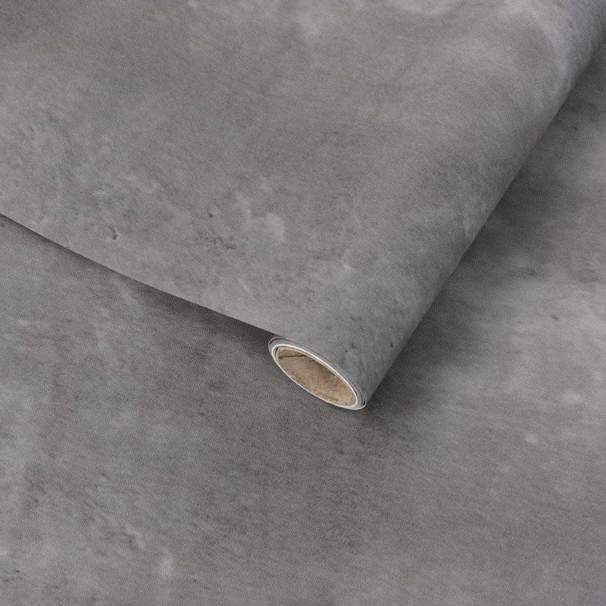 Dailygoods- Zelfklevende Behang - Donkergrijs Beton - Waterdicht - Decoratieve Vinylfolie - Eenvoudig te Installeren - Geschikt voor Meubels en Muren - Contactpapier