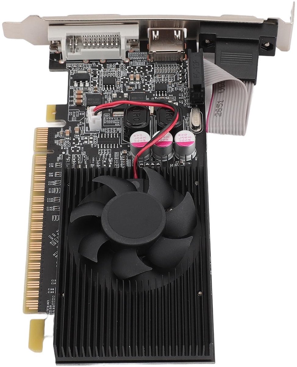 Dailygoods- Grafische Kaart 2 GB DDR3 - 2560 x 1600 Resolutie - PCI Express 2.0 - DirectX 11 Ondersteuning - Stil en Efficiënt - Onafhankelijke Koelventilator - Videokaart