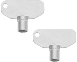 Dailygoods- Buisvormige Sleutel 2 Stuks - Compatibel met Southco - 3 Inkepingen - Lengte 36.6mm - Duurzaam - Ergonomisch Ontwerp