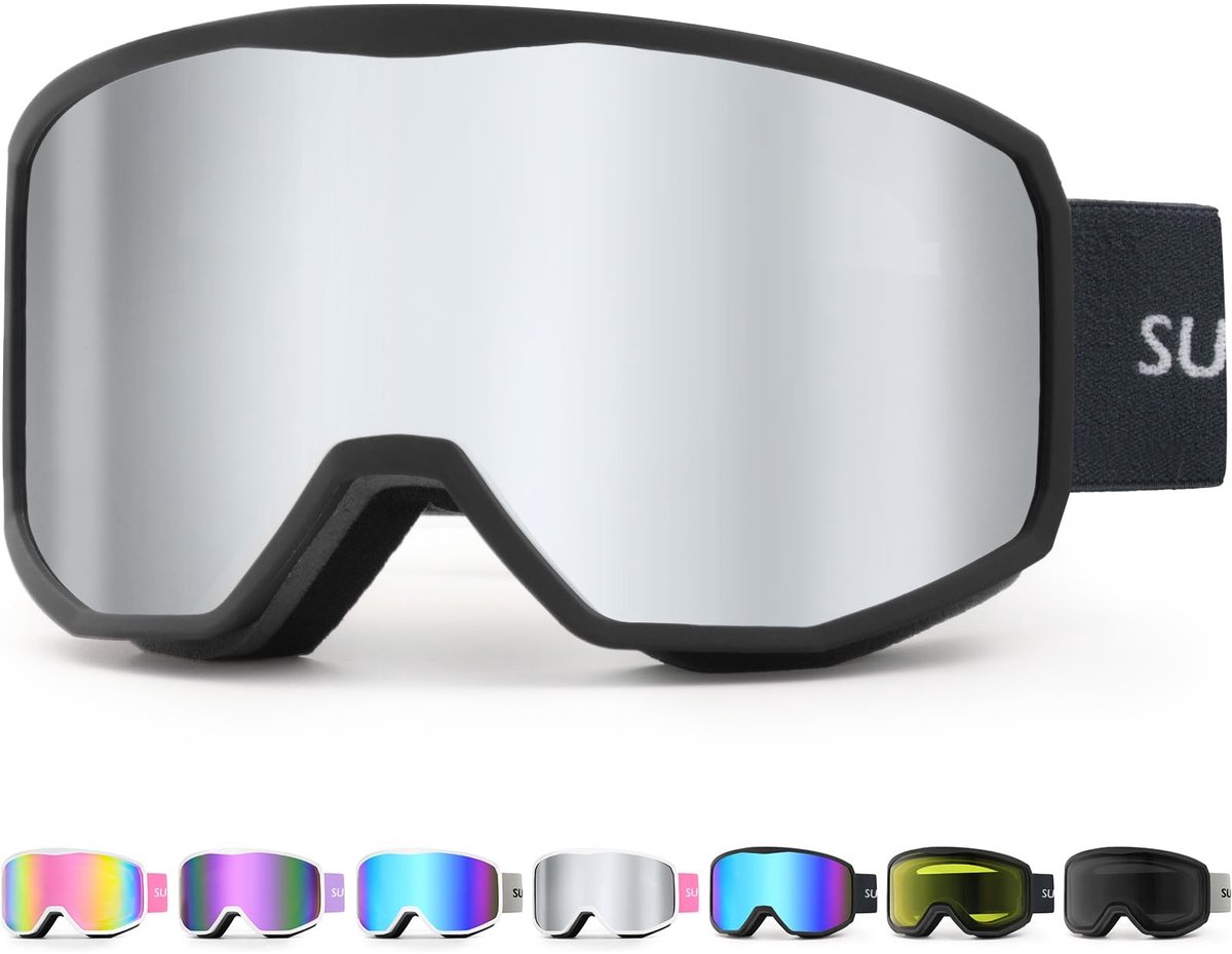 Dailygoods- Skibril UV400 - Heren/Dames - Snowboardbril - Anti-condens - Wintersport - Bescherming