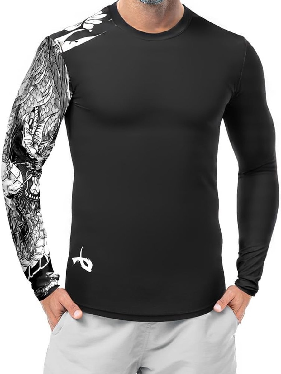 Zonnebescherming Sweatshirts voor Mannen met Lange Mouwen, UV-bescherming, Ideaal voor Wandelen en Sportactiviteiten