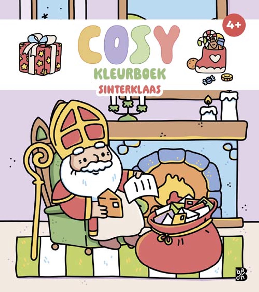 Omslag van Cosy kleurboek: Sinterklaas