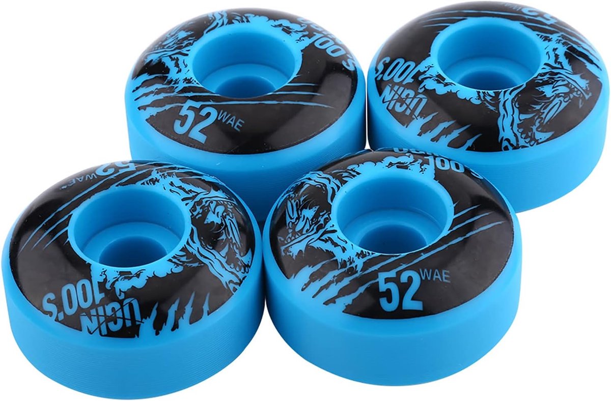 Skateboard Wielen Rolschaatsonderdelen Straat Skaten Hoge Elasticiteit 52 Mm