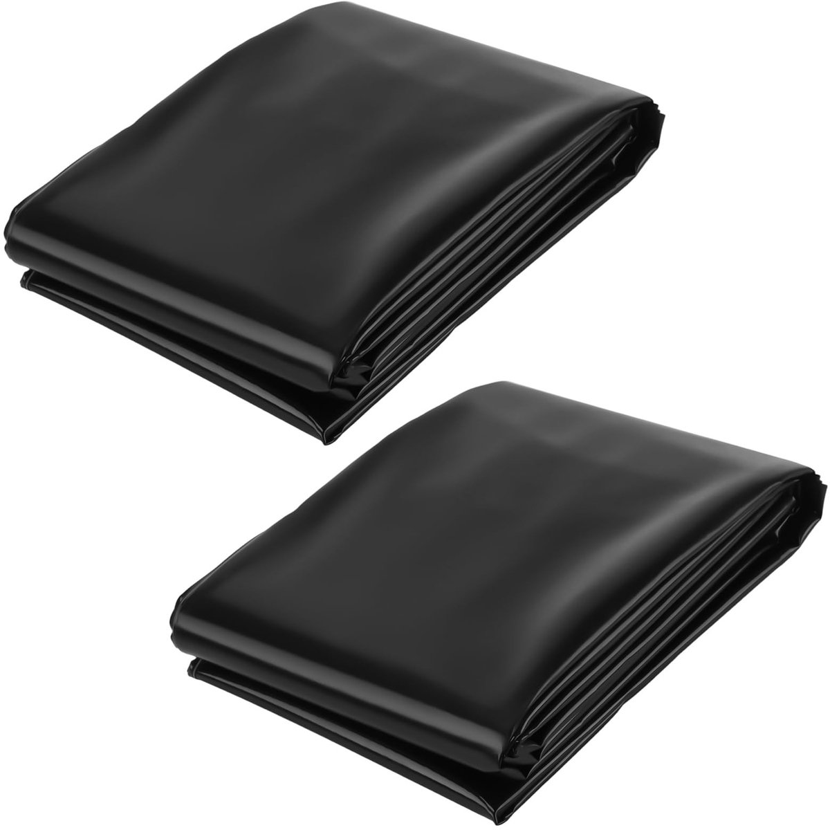 Dailygoods- Plastic Folie Zwart 2,1 x 3 m - Zware Polyethyleen Folie - Waterdichte Platen - Scheurbestendig - Tuinieren - Flexibel Snijden - Tuinfolie