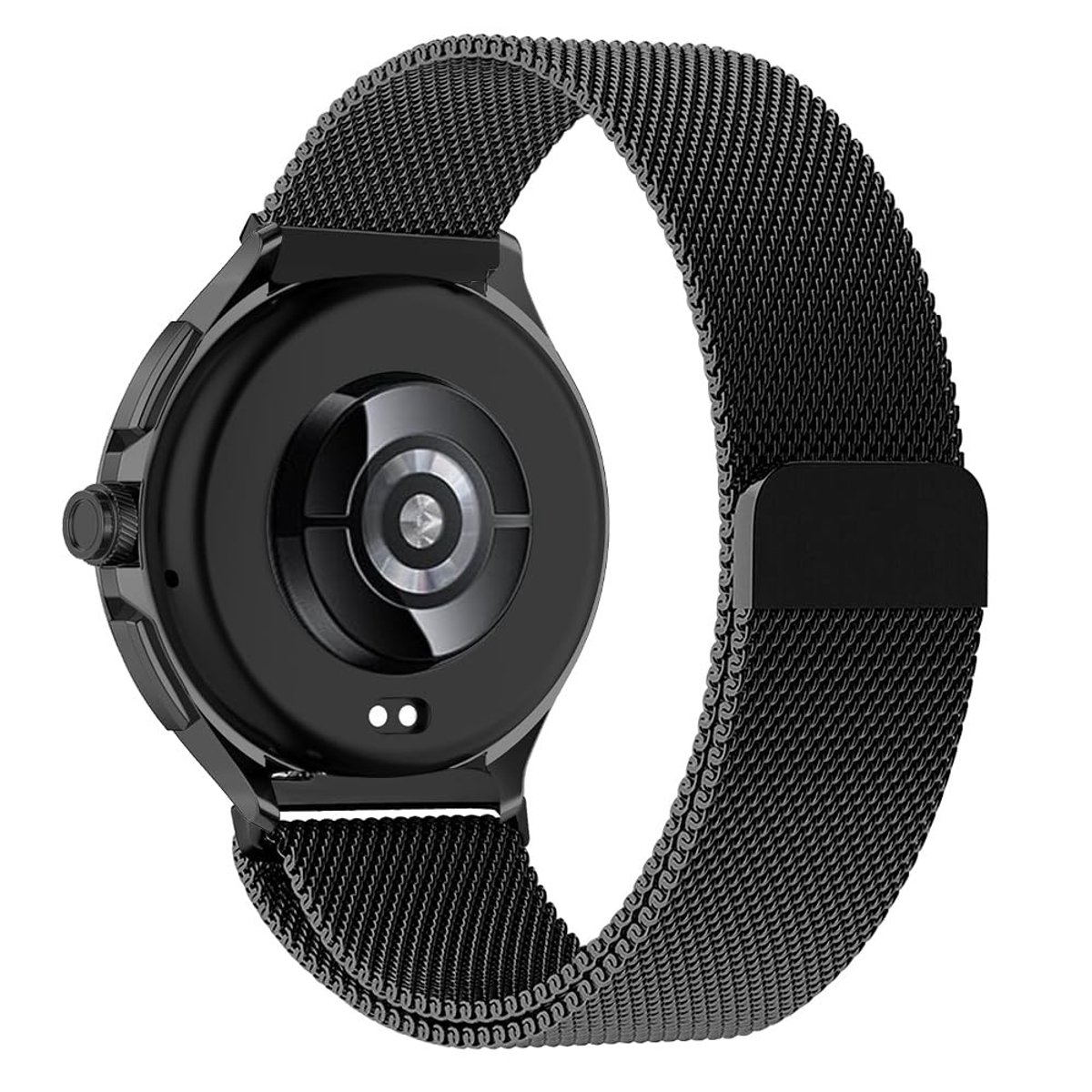 Dailygoods- Horlogeband Stijlvol 22 mm - Metalen Sluiting - Magnetische Armband - Roestvrij Staal - Compatibel met Xiaomi/Huawei - Smartwatchband