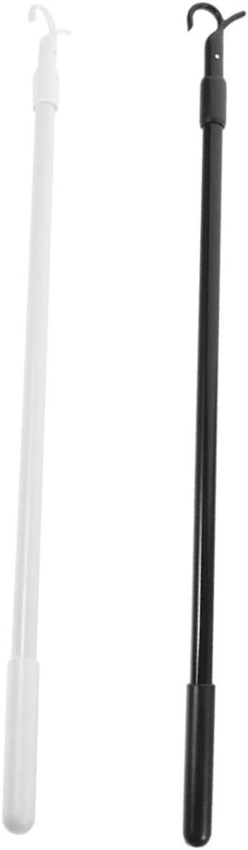 Jaloezieroede - Trekstang Gordijn - Ramen Bediening - Stevige Aluminium - 385 cm - Zilver