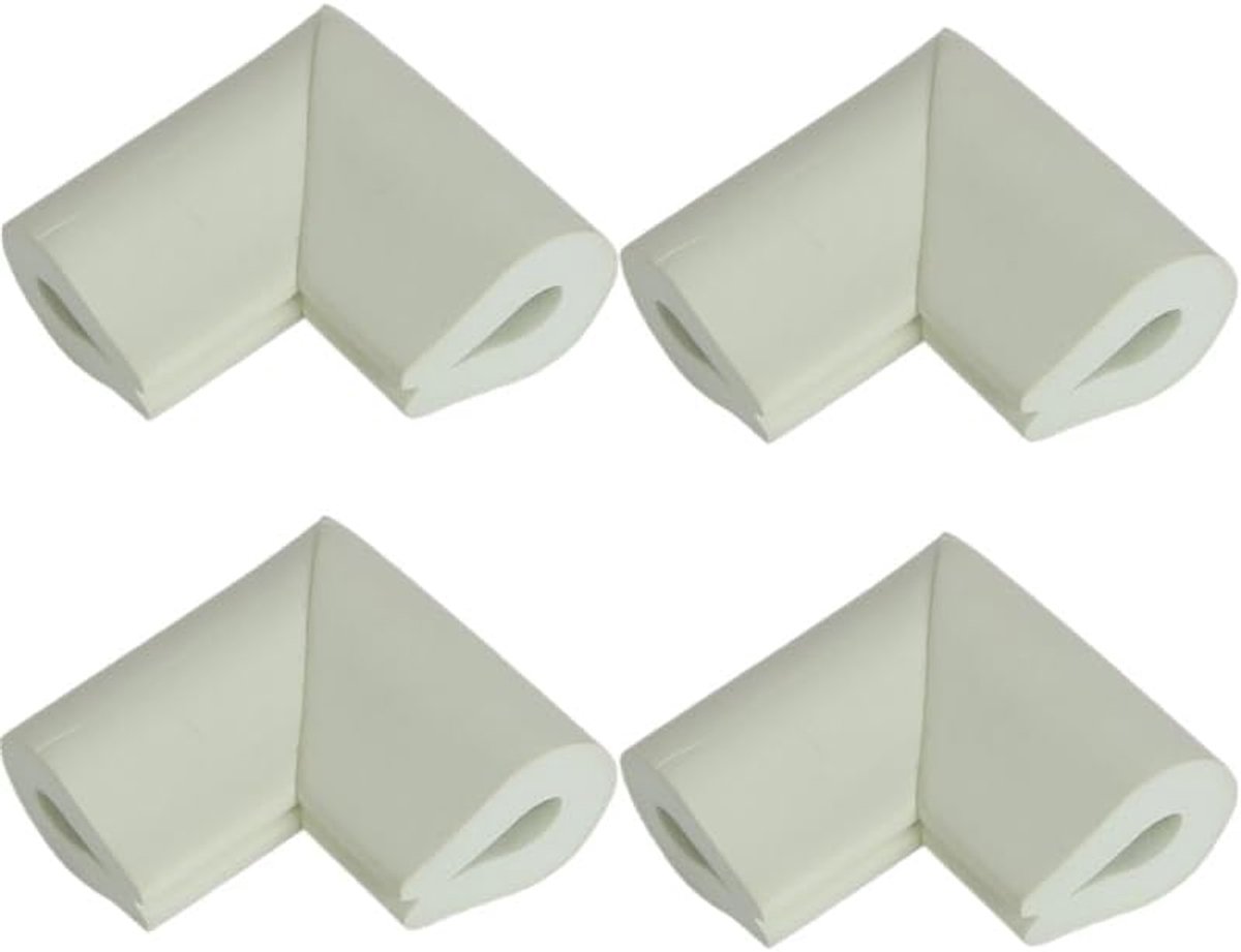 Baby Veiligheidshoekjes - Meubelbeschermers - Kindveilige Omgeving - U-Type Schuim - 4 Stuks - Wit