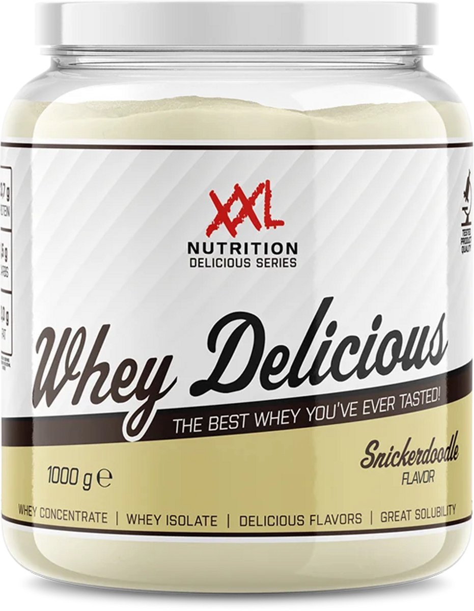 Bol.com XXL Nutrition - Whey Delicious - Snickerdoodle - Eiwitpoeder - 1000 g aanbieding