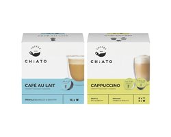 Koffiecapsules compatibel met NESCAFÉ® Dolce Gusto® CHiATO Café au Lait, 16 st.