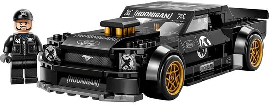 LEGO Speed Champions Ken Blocks '65 Ford Mustang Hoonicorn V1 Kit de construction de voiture pour enfants 77262