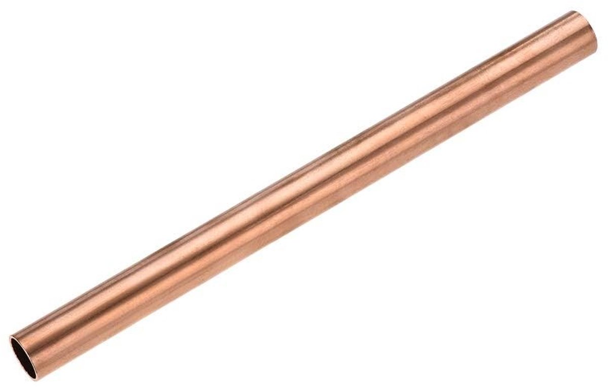 Dailygoods- Buis 15 mm OD - Koperen Buis - Wanddikte 1 mm - Lengte 200 mm - Duurzaam - Lichtgewicht Koper
