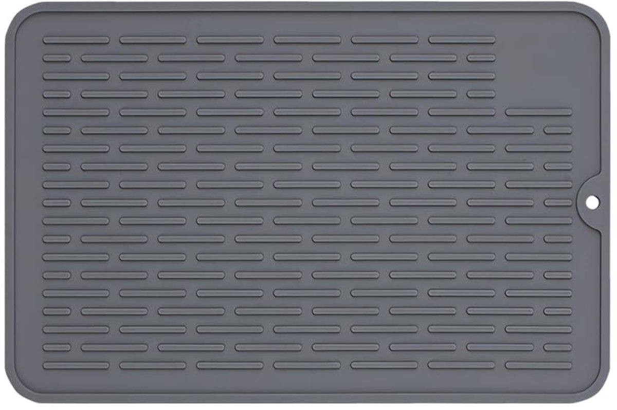Dailygoods- Afwasmat Siliconen - Antislip - Opvouwbaar - Hittebestendig - Efficiënte Afvoer - Gemakkelijk Schoon te Maken - Afvoermat