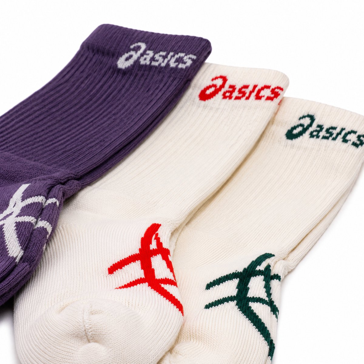 ASICS Sports 3PPL Crew Sock - Sokken - Maat 43-46 - Wit Blauw - Sports - Hardlopen - Unisex Sokken — cadeau in Cadeau-ideeën - foto 2