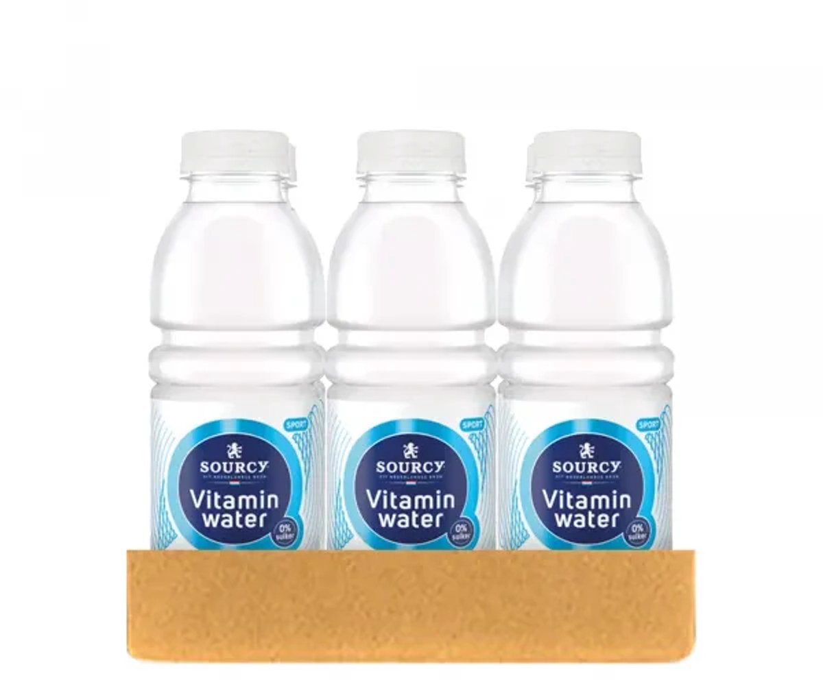 Sourcy Vitaminwater Limoen & Lychee – 6 x 50 cl – Koolzuurvrije Vitaminedrank – PET Flessen