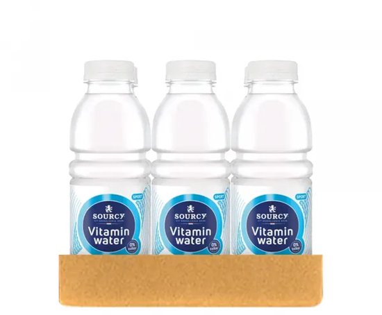 Sourcy Vitaminwater Limoen & Lychee – 6 x 50 cl – Koolzuurvrije Vitaminedrank – PET Flessen