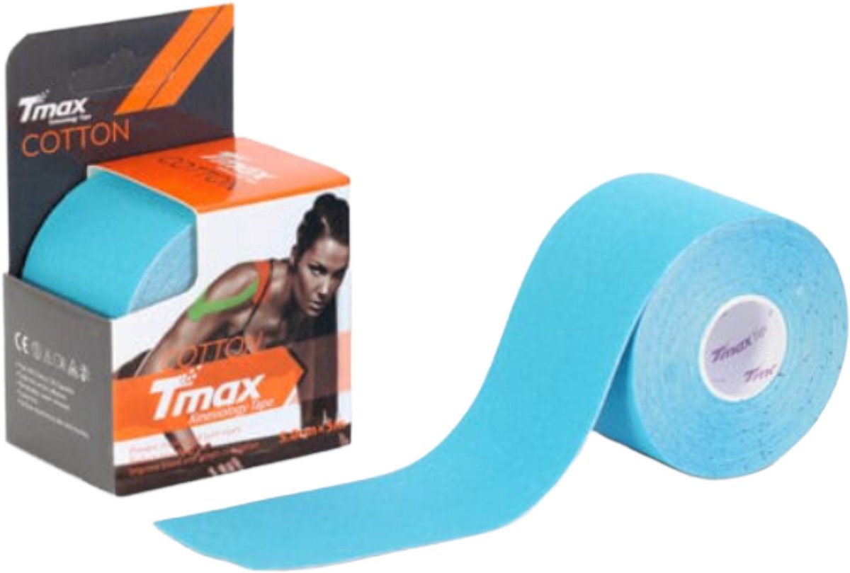 Tmax - kinesiology tape cotton - Blauw