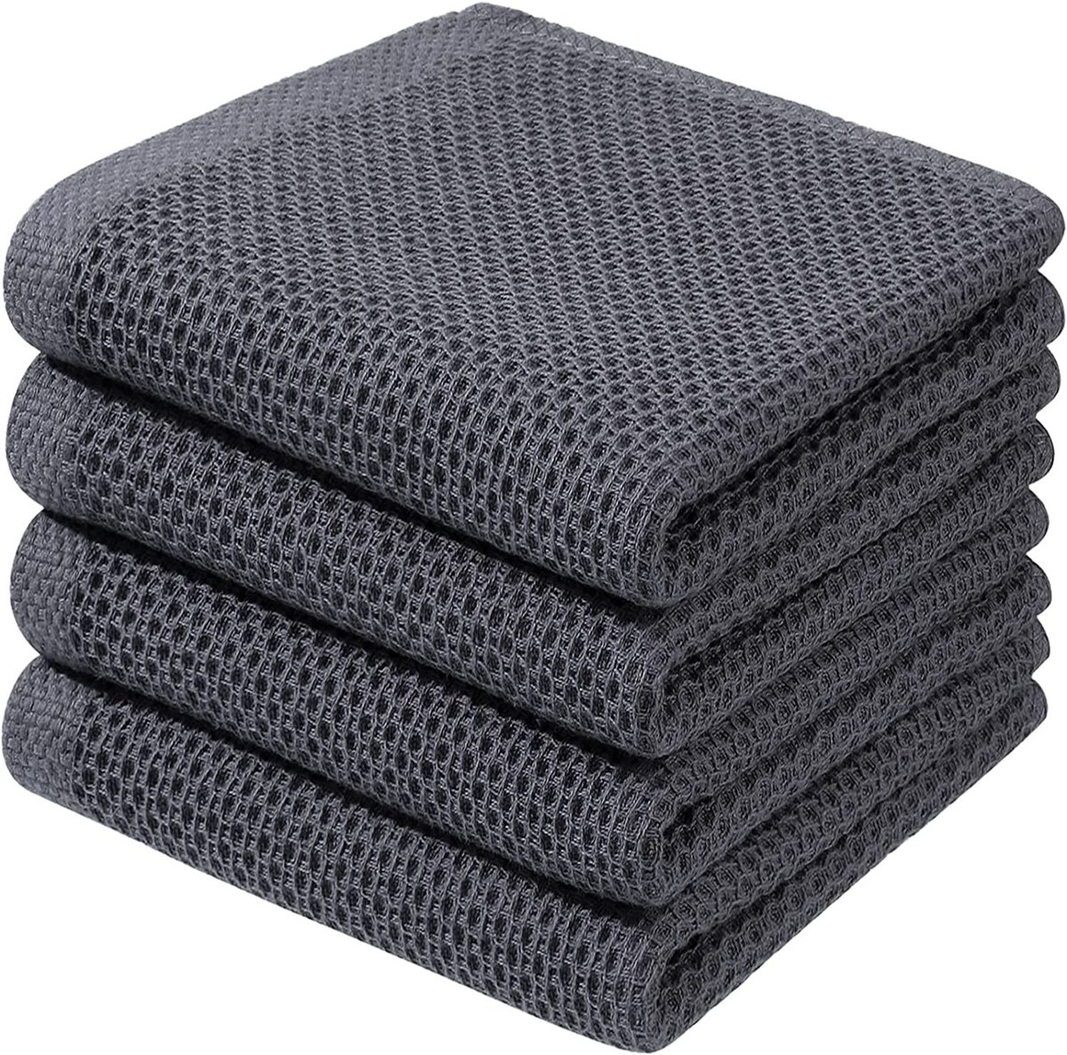 Dailygoods- Theedoeken set van 4 - Katoenen Keukendoeken - Vaatdoeken - Absorberende Handdoeken - 33 x 74 cm - Pluisarm en Duurzaam - Keukenhanddoeken