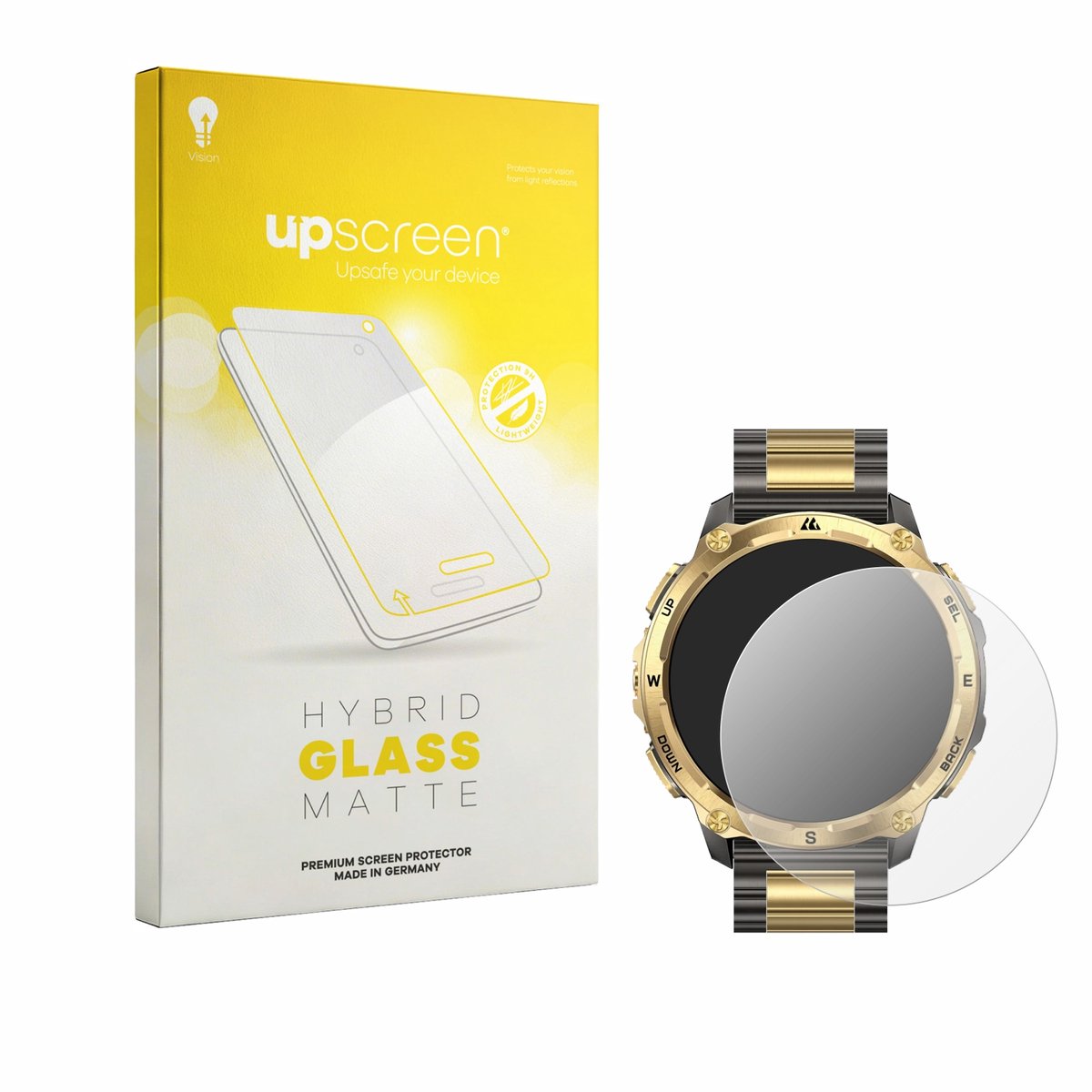 upscreen - Screenprotector voor Kospet Tank T4 Special Edition - Folie Beschermfolie Beschermglas matte