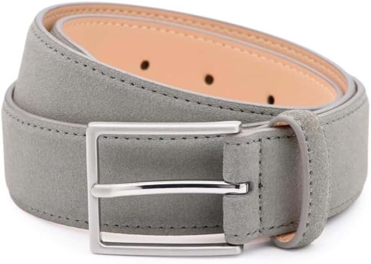 Suède heren riem Bobby - 3,5cm breed