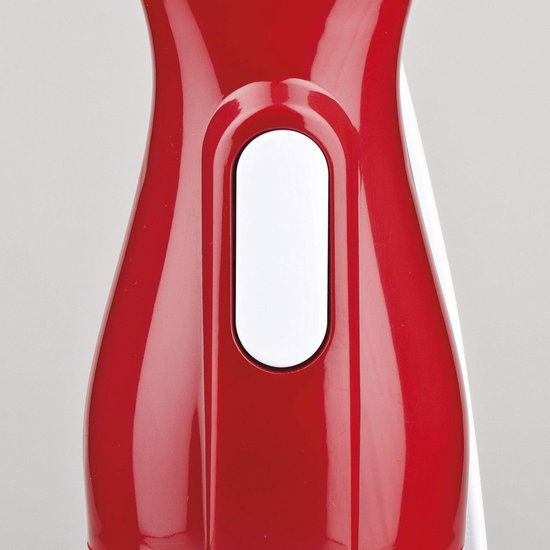 Staafmixer - Dompelmixer Keuken - Puree Smoothies Maken - Vier Roestvrijstalen Messen - 375 cm - Rood — afbeelding 4