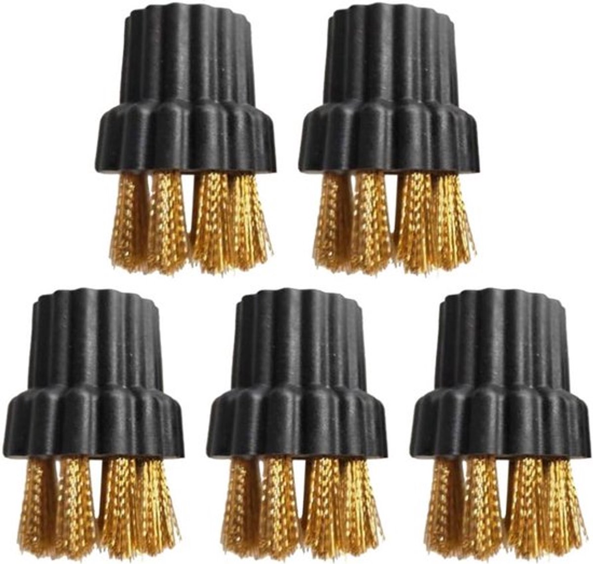 stuks stoomreiniger borstelkoppen messing borstelkop vervangende onderdelen accessoires dweilonderdelen dweilaccessoires