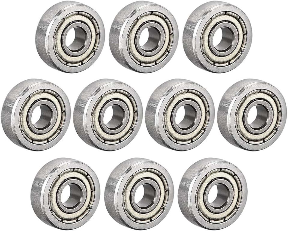 Sourcing map groefkogellager dubbel bord 604Z(4mmx12mmx4mm) 10pcs