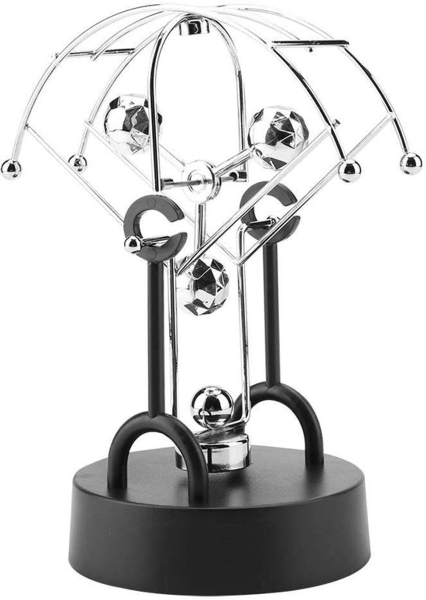 Perpetual Motion Fan - Kinetische Energietoy voor Bureau en Decoratie