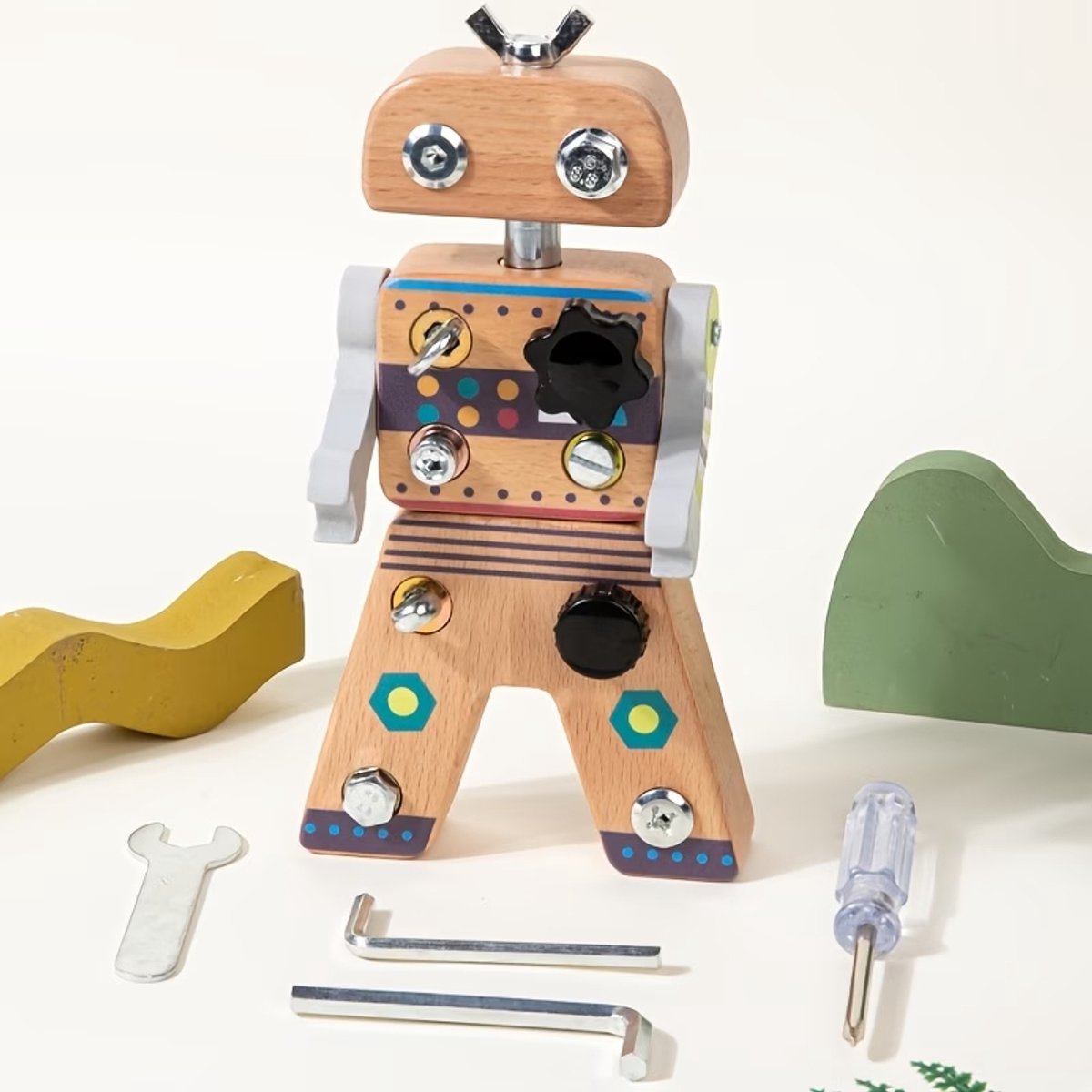 Lzwintrading - Educatief Speelgoed Vanaf Baby 2 3 4 5 6 7 8 9 Jaar - Stimuleert Creativiteit - Superhete Schroevenset in Nieuwe Stijl - Demontage- en Montageschroevenset - Cadeau voor Meisjes Jongens Kerst Verjaardag