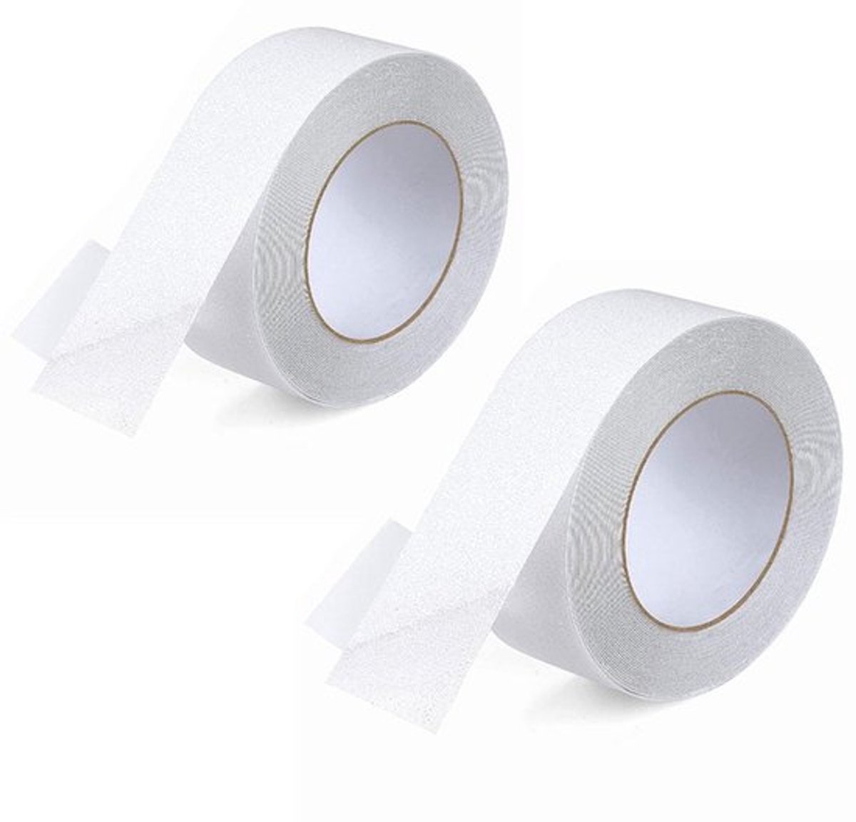 Antislip tape, waterdichte traptape (transparant, grindstructuur, 5 cm x 5 m), 2 rollen