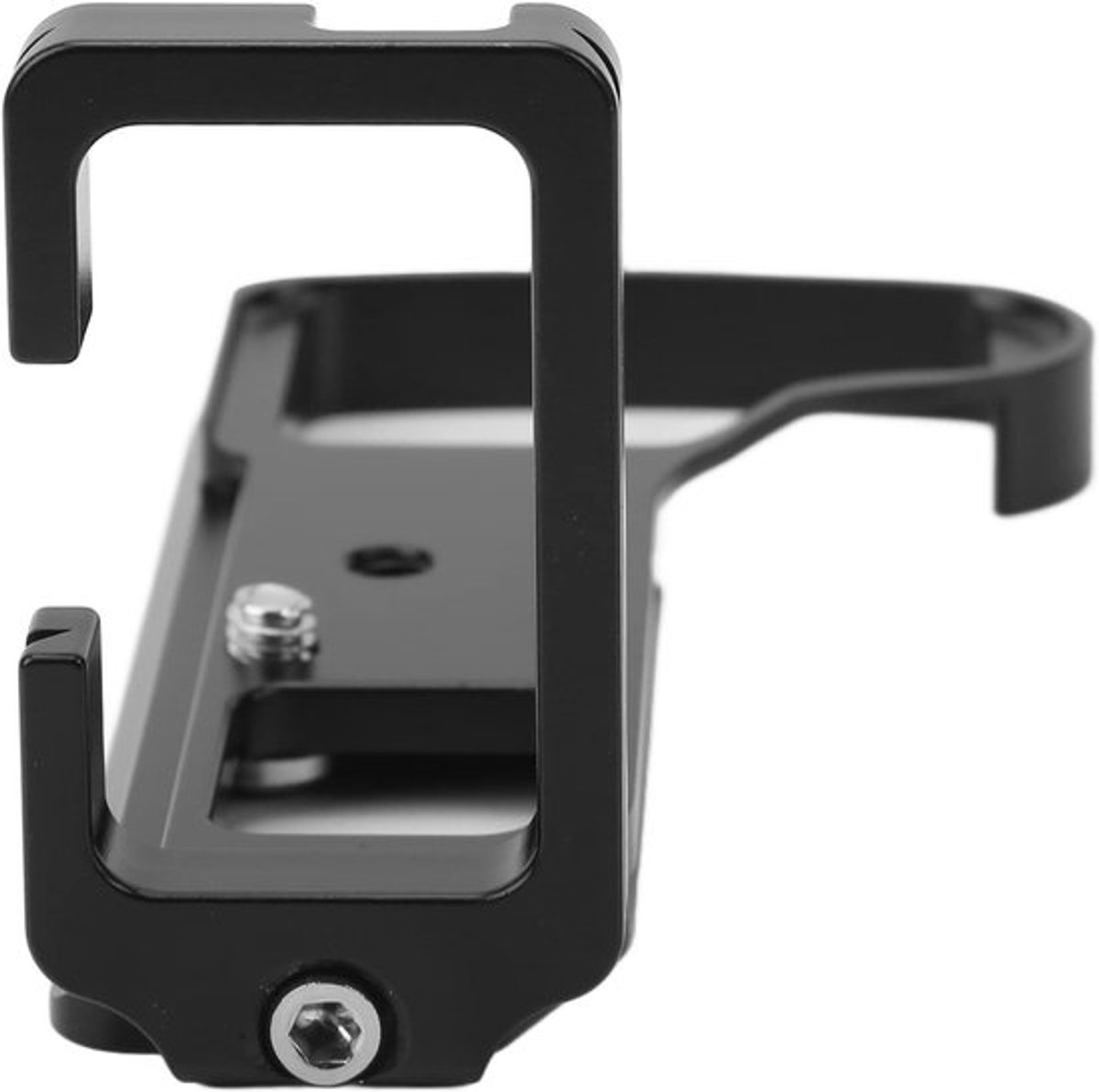 Snelkoppelingsplaat voor camera, verticale L-plaat van aluminium, L-beugel met handvat voor Sony RX10M3 en andere camera's