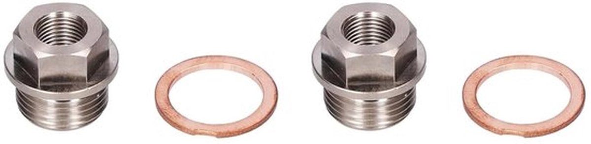 M18x1,5 oliedruksensoradapter naar 1/8NPT, Verbeterde aansluiting voor temperatuur- en druksensoren met afdichting