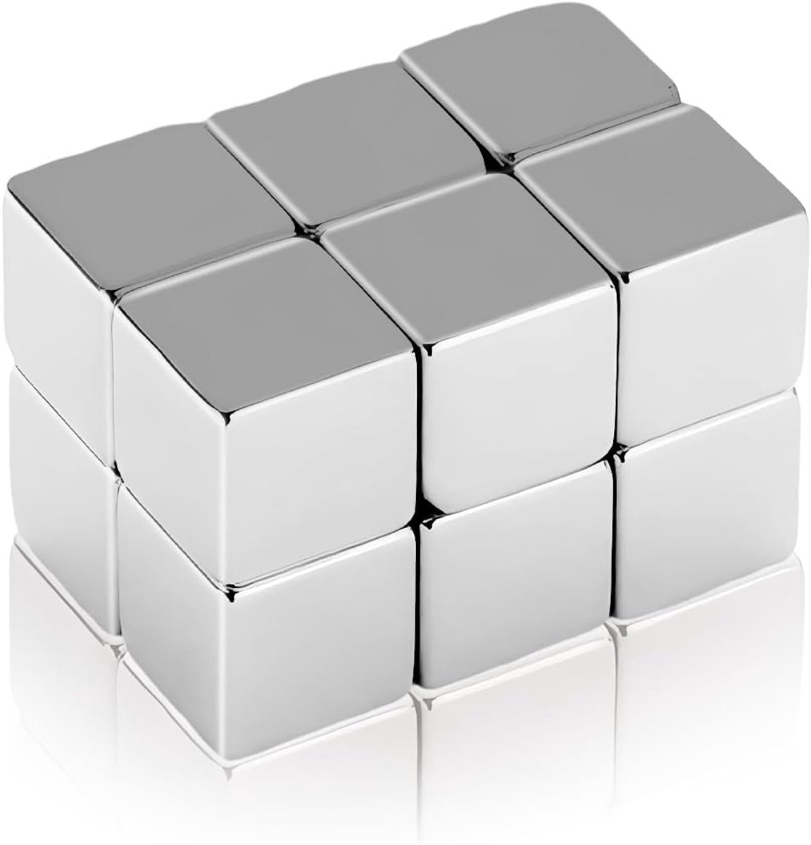 Magneten, extra sterk, 10 x 10 x 10 mm | premium magneetblokjes voor glasmagneetbord, koelkasten, koelkastmagneetborden, whiteboard, prikbord