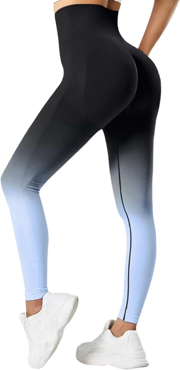 Sportlegging voor dames, push-up broek, fitnessstudio, hoge taille, anti-cellulitis, ondoorzichtig, elastisch, voor fitness, yoga, joggen, training