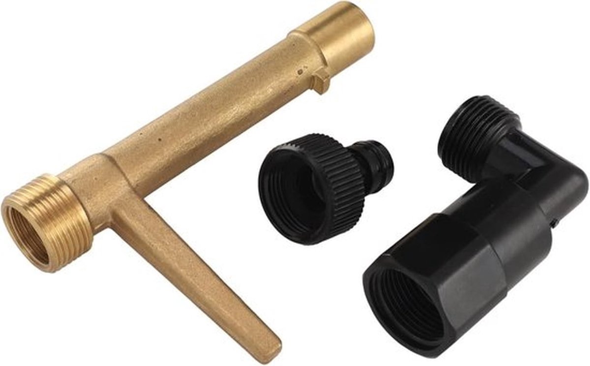 Messing Tuinsprinkler Sleutel voor Snelkoppelingsventiel, Irrigatiegereedschap G3/4
