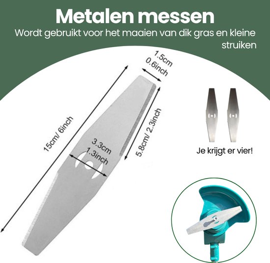 Bosmaaier - Accessoires set - 26 delige set - Grastrimmer - Bosmaaiers - Bosmaaier accu van Bosmaaier. — afbeelding 4