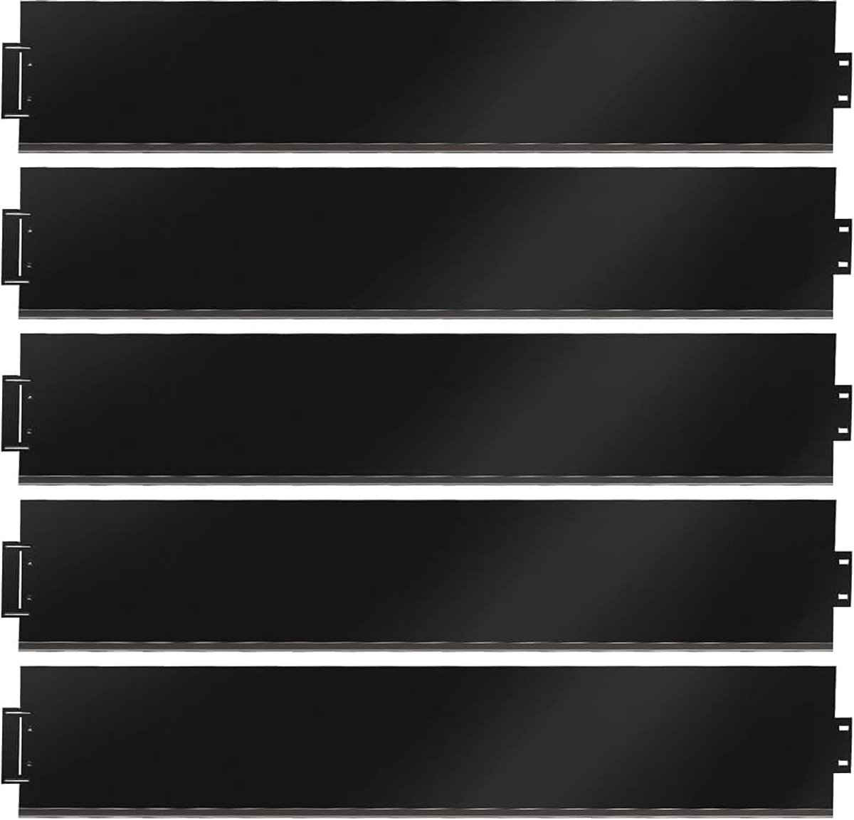 Metaal, bloembedrand, 5 m, 10 m, 15 m, 20 m, 25 m, 30 m, 35 m, 40 m, 45 m, 50 m, 100 x 18 cm, maaikant voor palissade, perken, tuin, verkrijgbaar in verschillende lengtes, lengte,