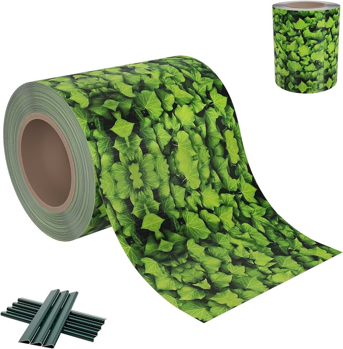 Inkijkwerende stroken omheining 70m x 19cm PVC zichtwerende stroken dubbele spijlen matten incl. 30 clips, omheining, omheining, windscherm, tuinhek, kijkscherm, ondoorzichtig hek folie voor