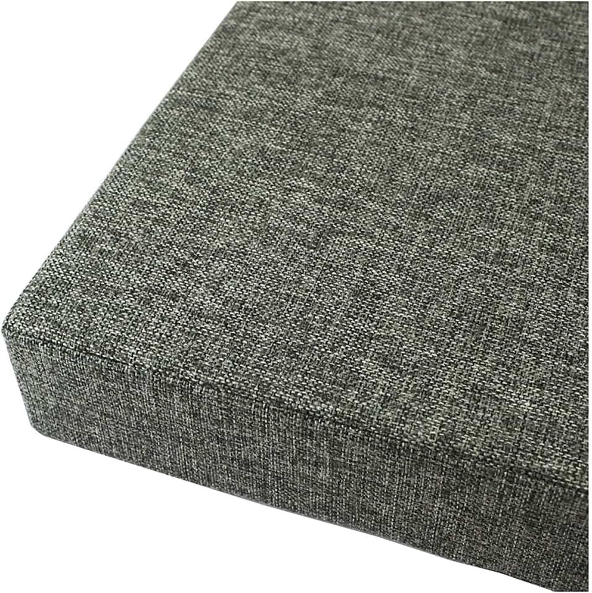 Wangk Outdoor/Indoor Loveseat Kussen Bank/Settee Kussen Meubels Swing Seat Hangmat Dik Kussen Verschillende Grootte Soam Pad Donker Grijs-Donker grijs 200x40x5cm (79x16x2in)