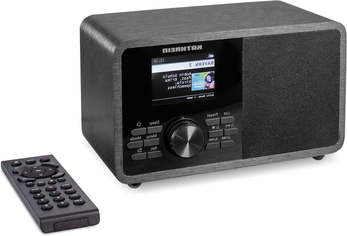 Digitale Radio - Internetradio Webradio - Muziek Luisteren - Noodwaarschuwing Systeem - 15 Watt Geluid - Zwart