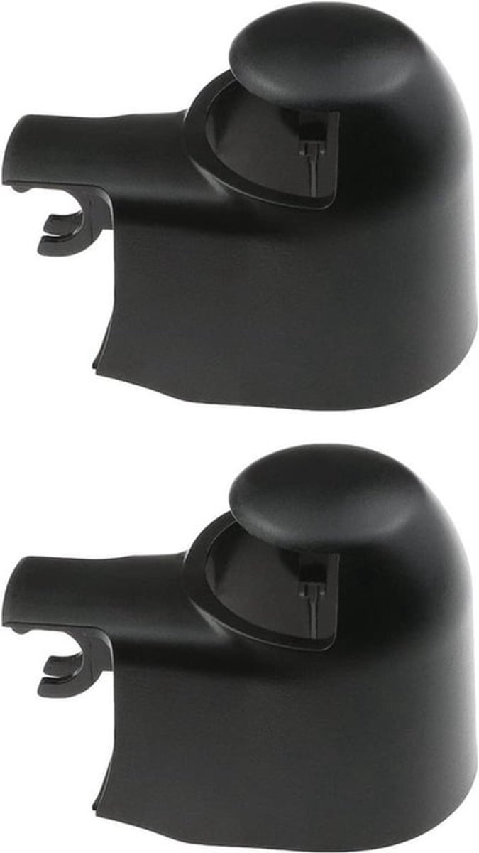 Auto achterruitenwisser armkappen - T5 T6 - Golf - Kunststof - Armkappen - Voor achterruitwisser - Zwart - 2 stuks 6Q6955435D compatibel met T5 T6 en Golf.
