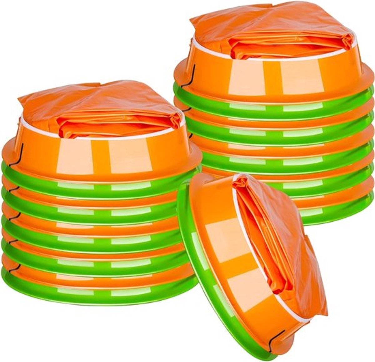 Wegwerpzakjes 16 stuks met sluiting voor reizen - anti-kots zakjes voor bewegingsziekte - luchtreis ziektezakken - 1000 ml autoziektezak - set van 16