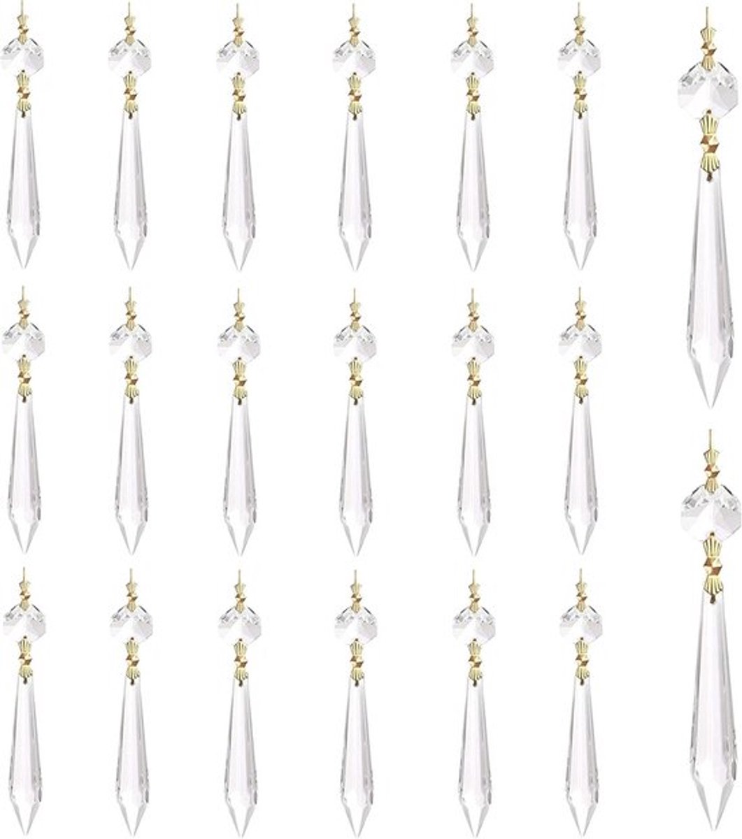 20 Stuks Kristal Kralen Hangers voor Kroonluchters en Decoratie