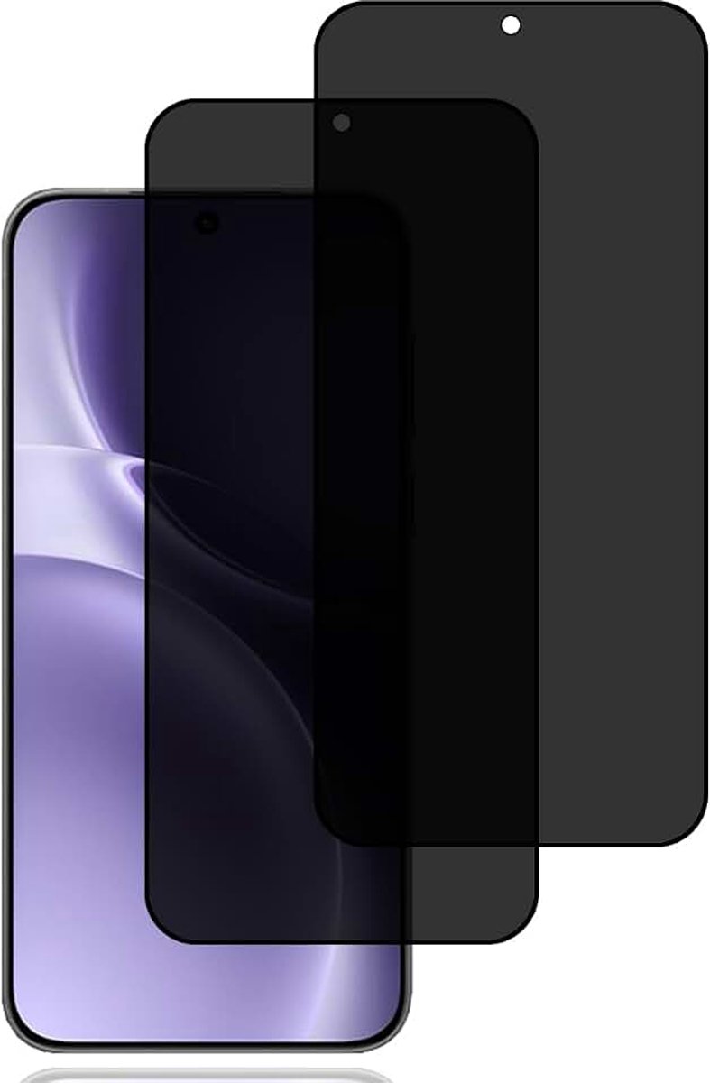 Screen Protector voor VIVO X300 Pro 5G [2 stuks] | anti-spy gehard glas film,vingerafdrukherkenning,9H hardheid,krasbestendig,anti-spy schermbeschermer voor VIVO X300 Pro