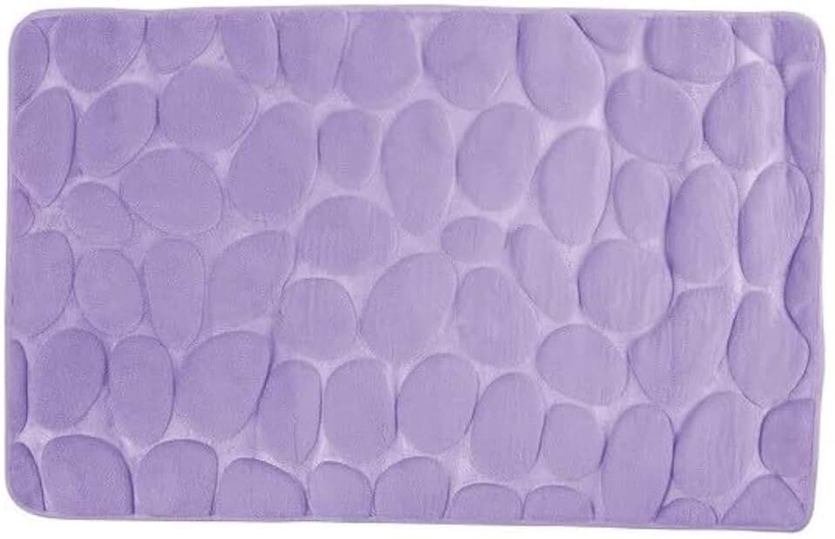 Badmat, microvezel, Pebble 40 x 60 cm, lavendel